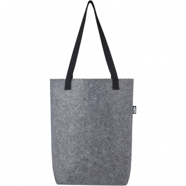 Logotrade corporate gift image of: Felta GRS recycled felt tote bag with wide bottom 12L