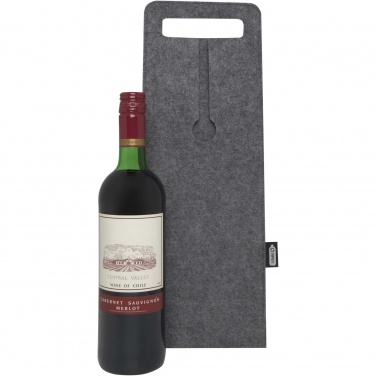 Logotrade advertising products photo of: Felta 75 cl GRS recycled felt wine bag