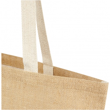 Logo trade promotional giveaway photo of: Juta 300 g/m² jute tote bag 12L