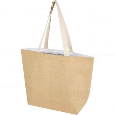 Logotrade promotional product image of: Juta 300 g/m² jute cooler tote bag 12L