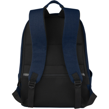 Logo trade corporate gift photo of: Joey 15.6" GRS recycled canvas anti-theft laptop backpack 18L