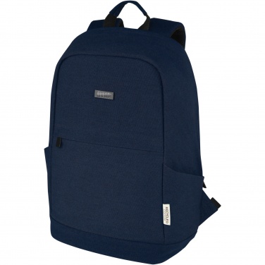 Logo trade promotional giveaway photo of: Joey 15.6" GRS recycled canvas anti-theft laptop backpack 18L