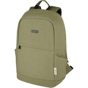 Logotrade advertising products photo of: Joey 15.6" GRS recycled canvas anti-theft laptop backpack 18L