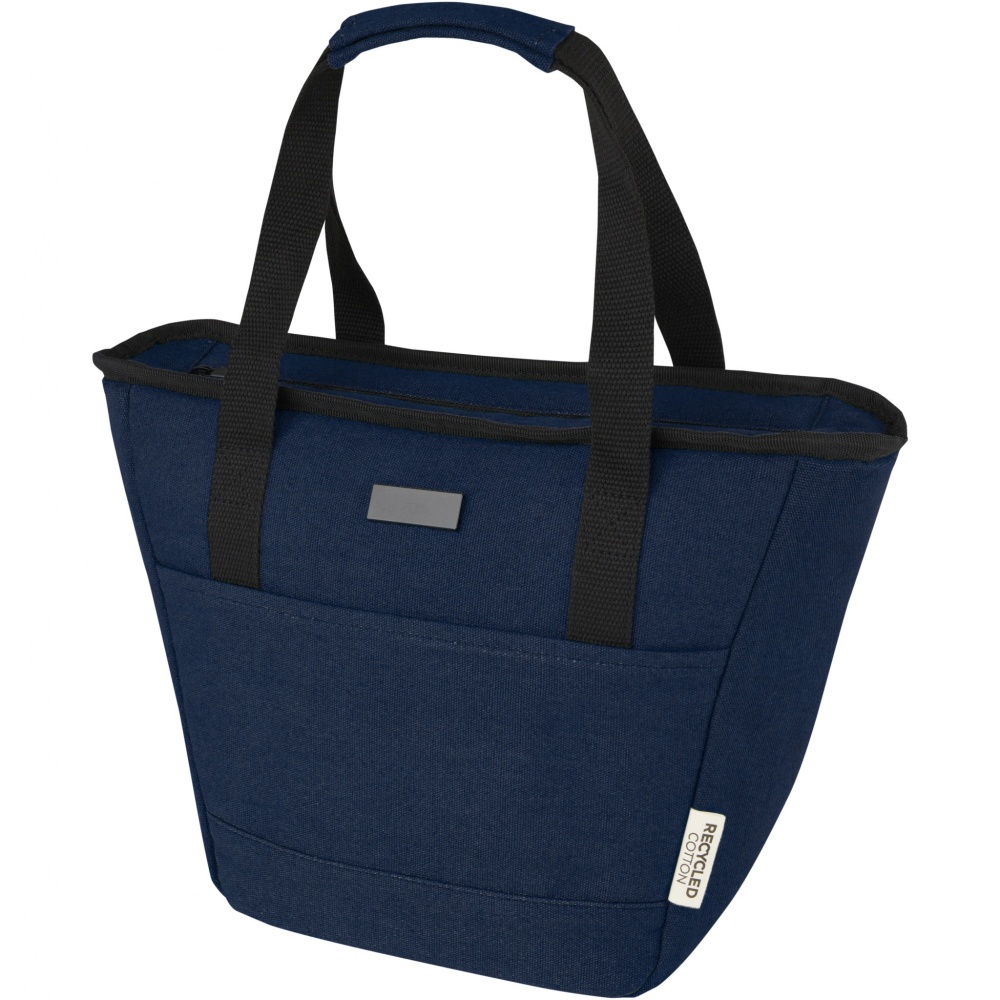 Logotrade promotional merchandise picture of: Joey 9-can GRS recycled canvas lunch cooler bag 6L