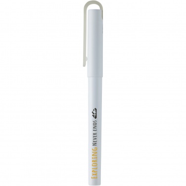 Logo trade promotional giveaways image of: Mauna recycled PET gel rollerball pen