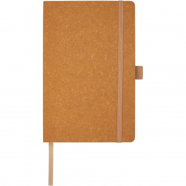 Logo trade promotional products picture of: Kilau recycled leather notebook 