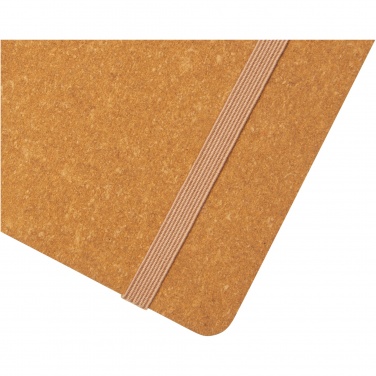 Logotrade advertising product image of: Kilau recycled leather notebook 