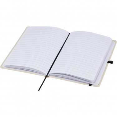 Logo trade promotional merchandise image of: Tutico organic cotton hardcover notebook