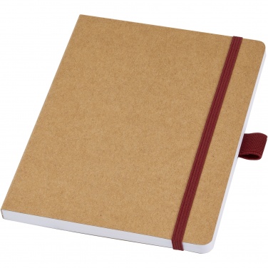 Logo trade promotional merchandise photo of: Berk recycled paper notebook