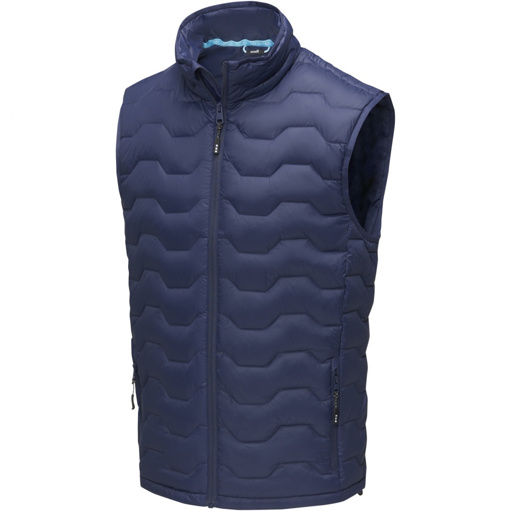 Logo trade promotional merchandise photo of: Epidote men's GRS recycled insulated down bodywarmer