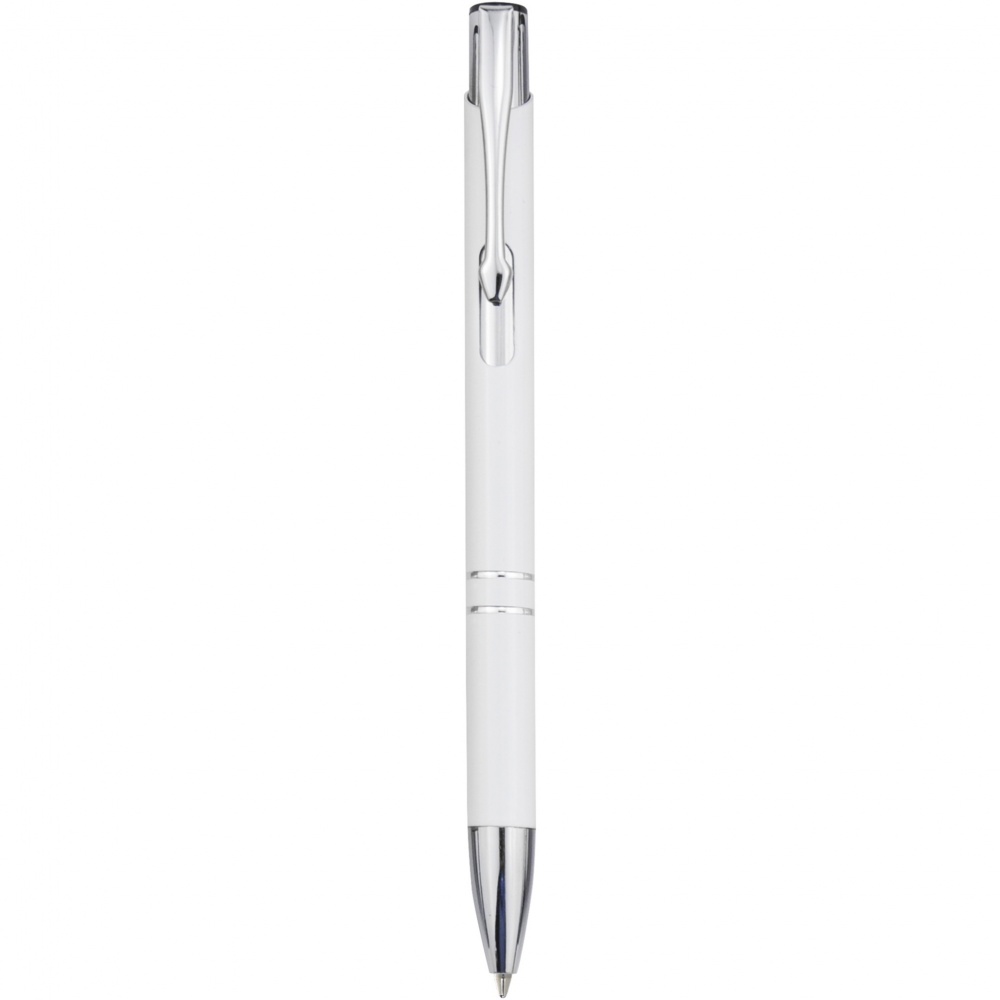 Logo trade business gifts image of: Moneta recycled aluminium ballpoint pen