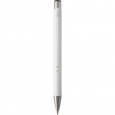 Logo trade promotional giveaway photo of: Moneta recycled aluminium ballpoint pen