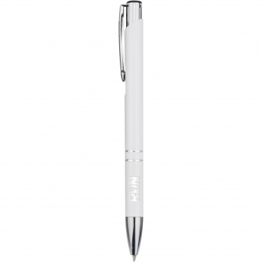 Logo trade promotional merchandise photo of: Moneta recycled aluminium ballpoint pen