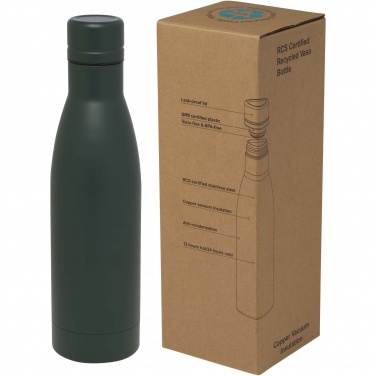 Logo trade advertising products image of: Vasa 500 ml RCS certified recycled stainless steel copper vacuum insulated bottle