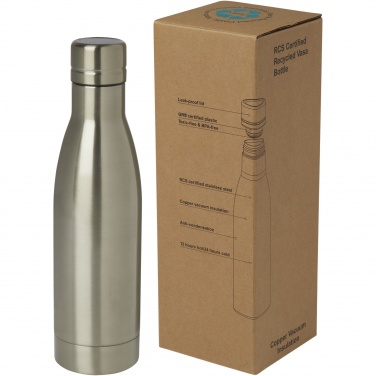 Logotrade promotional product image of: Vasa 500 ml RCS certified recycled stainless steel copper vacuum insulated bottle