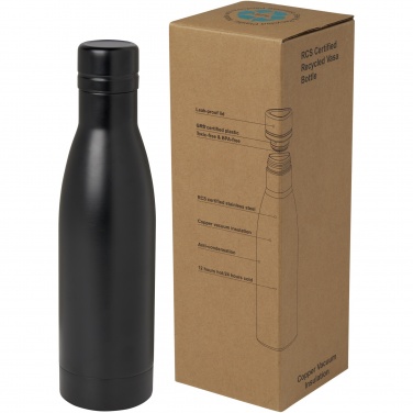 Logo trade promotional merchandise photo of: Vasa 500 ml RCS certified recycled stainless steel copper vacuum insulated bottle