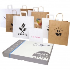 Kraft paper bags sample box