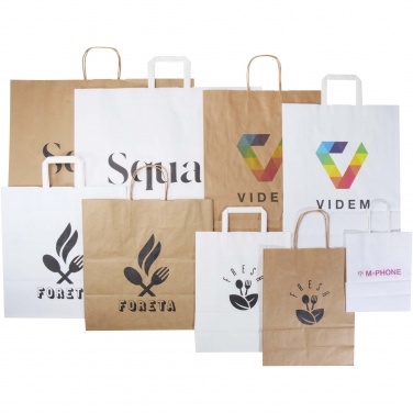 Logo trade promotional giveaway photo of: Kraft paper bags sample box