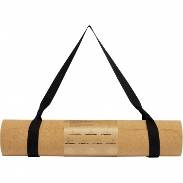 Logotrade promotional gift image of: Trikona cork yoga mat