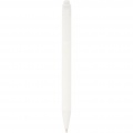 Chartik monochromatic recycled paper ballpoint pen with matte finish, White