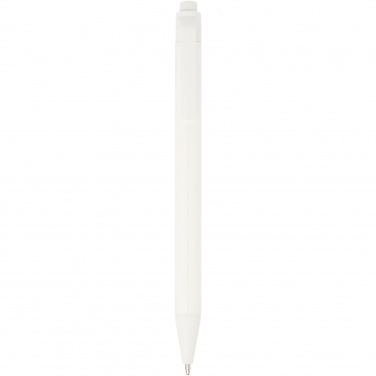 Logo trade promotional merchandise image of: Chartik monochromatic recycled paper ballpoint pen with matte finish