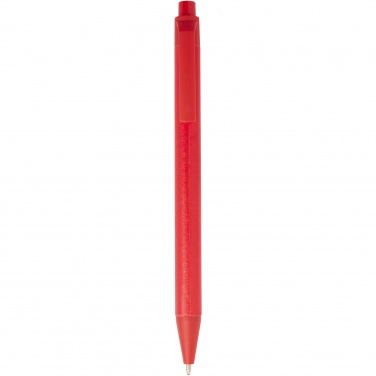 Logo trade promotional giveaways picture of: Chartik monochromatic recycled paper ballpoint pen with matte finish