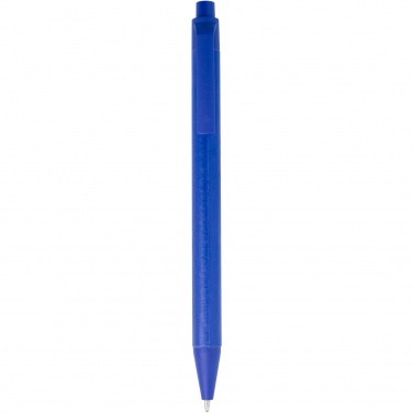 Logo trade promotional products image of: Chartik monochromatic recycled paper ballpoint pen with matte finish