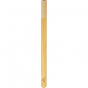 Logo trade business gifts image of: Perie bamboo inkless pen