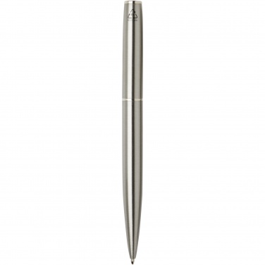 Logotrade promotional gift picture of: Didimis recycled stainless steel ballpoint and rollerball pen set