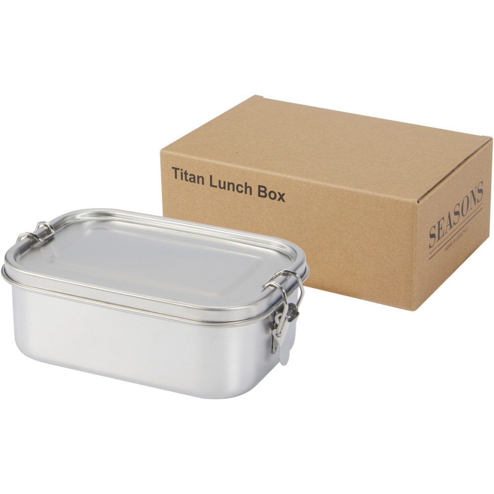 Logotrade promotional item image of: Titan recycled stainless steel lunch box