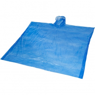 Logotrade promotional gift image of: Mayan recycled plastic disposable rain poncho with storage pouch