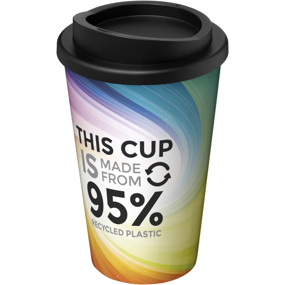 Logotrade business gift image of: Brite-Americano® Recycled 350 ml insulated tumbler