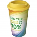 Brite-Americano® Eco 350 ml insulated tumbler, Yellow