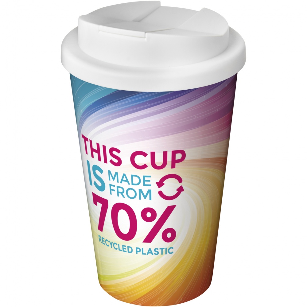 Logo trade promotional gift photo of: Brite-Americano® Eco 350 ml spill-proof insulated tumbler