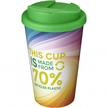 Logo trade corporate gifts image of: Brite-Americano® Eco 350 ml spill-proof insulated tumbler