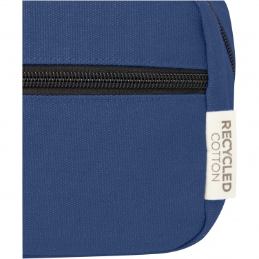 Logo trade promotional products picture of: Joey GRS recycled canvas travel accessory pouch bag 3.5L