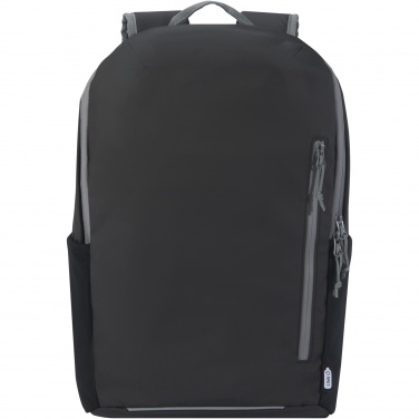 Logotrade promotional gift image of: Aqua 15" GRS recycled water resistant laptop backpack 21L