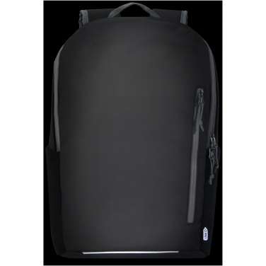 Logo trade promotional giveaways image of: Aqua 15" GRS recycled water resistant laptop backpack 21L