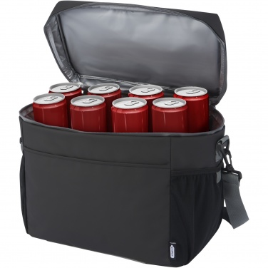 Logo trade promotional merchandise picture of: Aqua 20-can GRS recycled water resistant cooler bag 22L