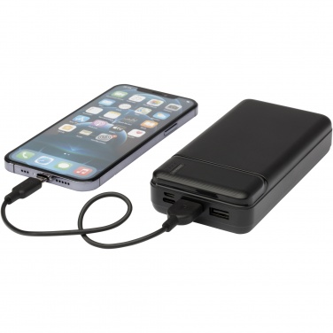 Logo trade promotional products image of: Loop 20.000 mAh recycled plastic power bank 