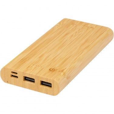 Logotrade corporate gift image of: Tulda 10.000 mAh bamboo power bank