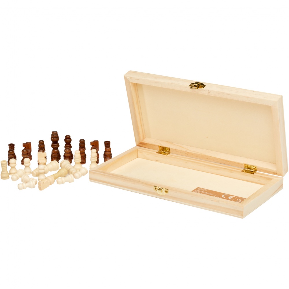 Logo trade promotional products image of: King wooden chess set