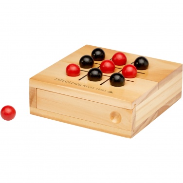 Logo trade advertising products image of: Strobus wooden tic-tac-toe game