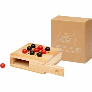 Logo trade corporate gift photo of: Strobus wooden tic-tac-toe game