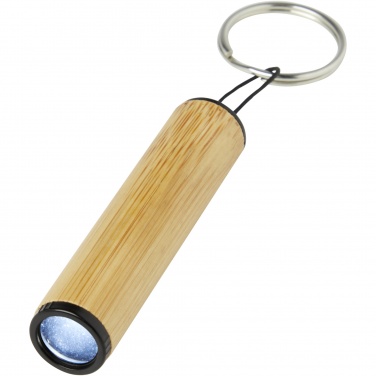 Logotrade promotional merchandise image of: Cane bamboo key ring with light