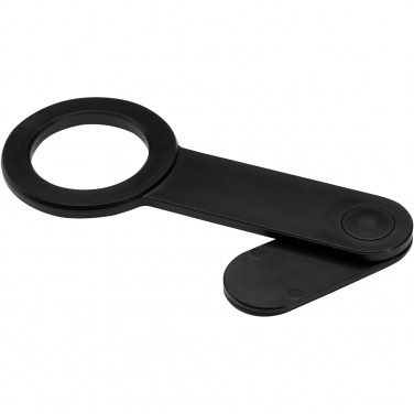 Logo trade promotional giveaways picture of: Hook recycled plastic desktop phone holder