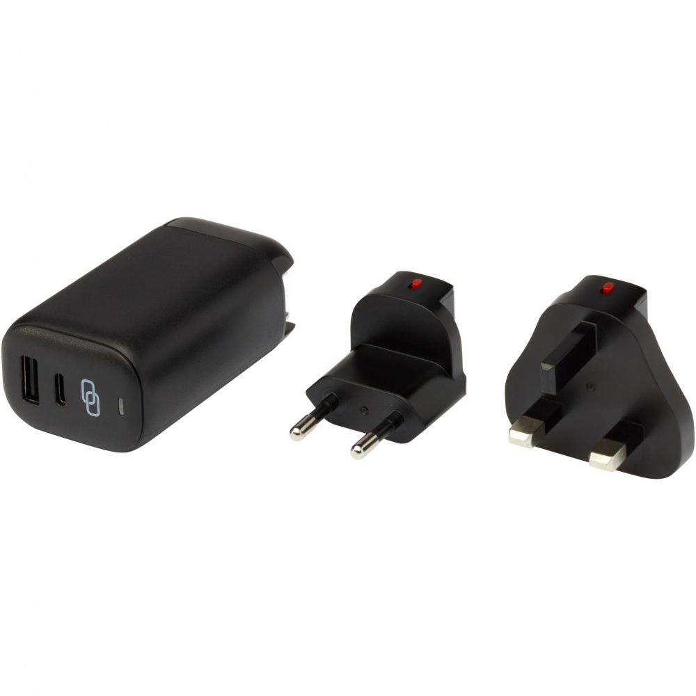 Logotrade promotional gift image of: ADAPT 25W recycled plastic PD travel charger