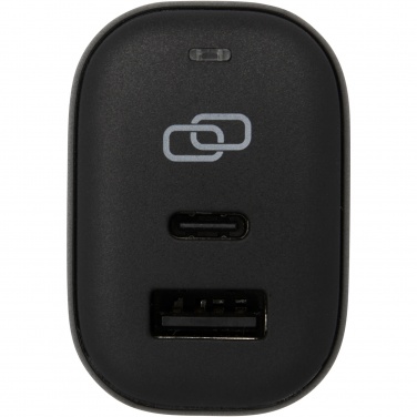 Logo trade corporate gifts picture of: ADAPT 25W recycled plastic PD travel charger