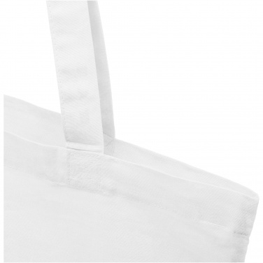 Logotrade corporate gift image of: Madras 140 g/m2 GRS recycled cotton tote bag 7L