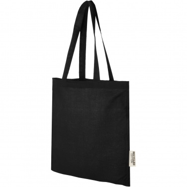 Logo trade promotional product photo of: Madras 140 g/m2 GRS recycled cotton tote bag 7L